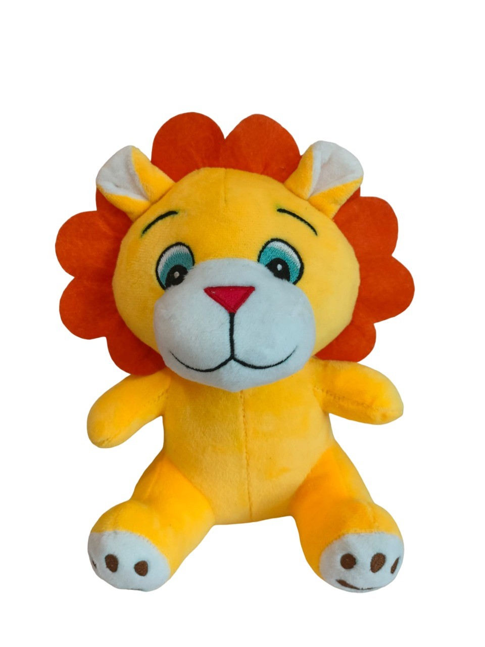 Ultra Baby Lion Soft Stuffed Kids Toy Animal Plush 10 Inch Yellow